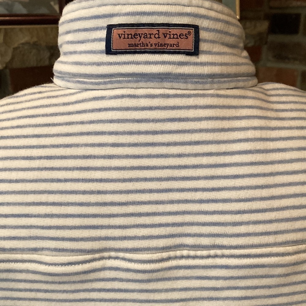 VINEYARD VINES Long Sleeved 1/4 Zip Shep Shirt - size womens XXS - Picture 7 of 15